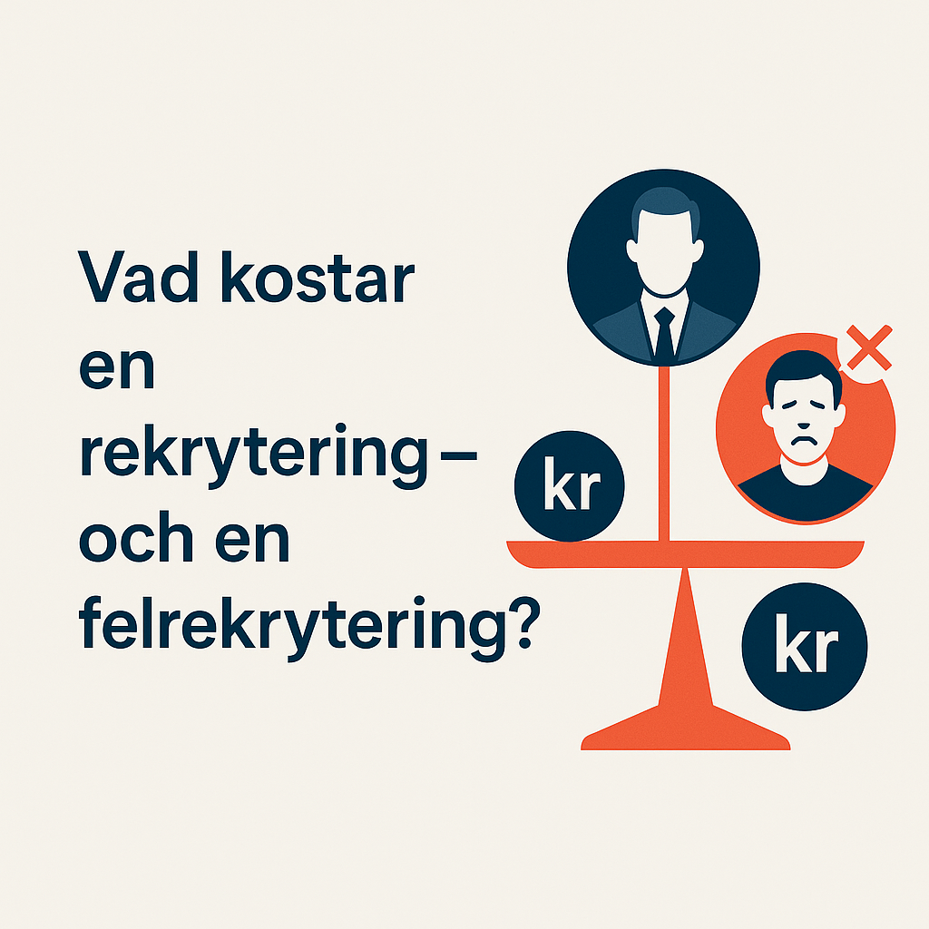 svar på fråga om vad en rekrytering kostar